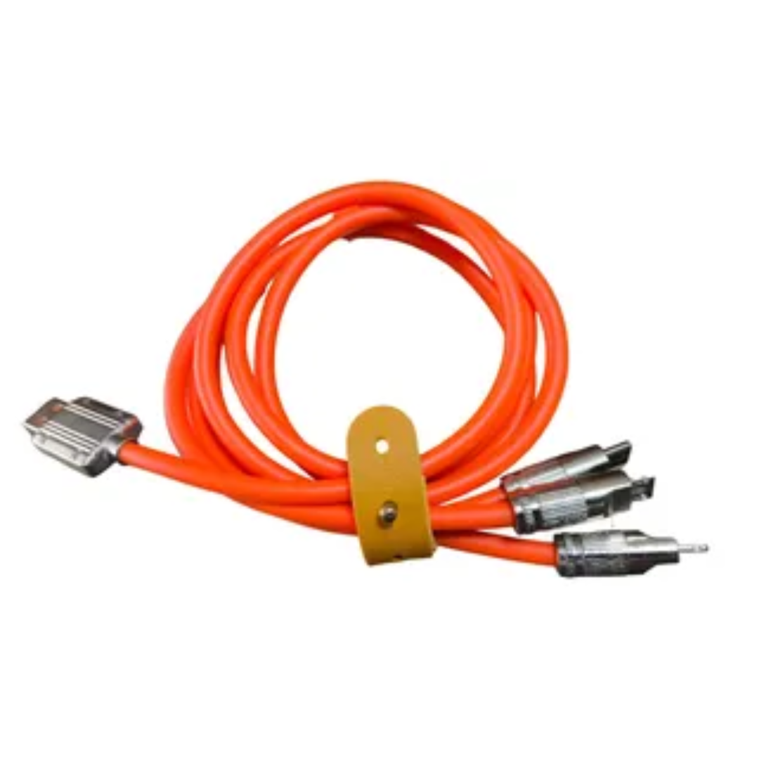 Cable De Carga Rapida Multiple 3 Puertos Reforzado 6.0mm