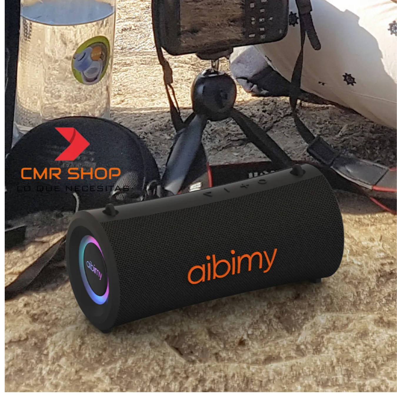 Parlante Aibimy My-275BT Recargable Ip67 Rgb Potente 30w