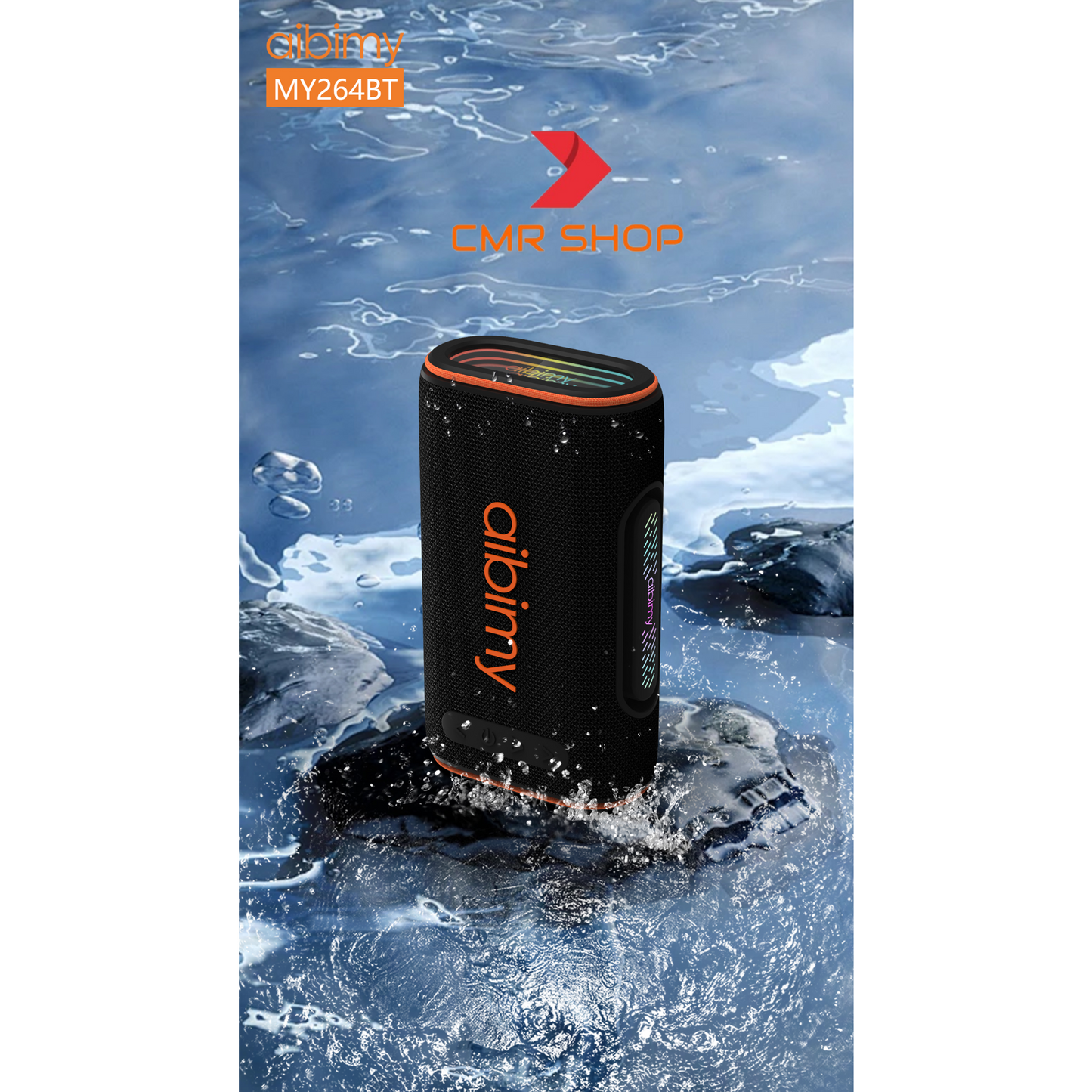 Parlante recargable Aibimy My264bt Portátil Con Bluetooth