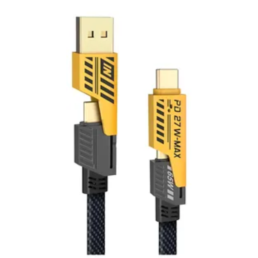 Cable Harvic 4 Convertidores Usb-a Usb-c Y Lightning