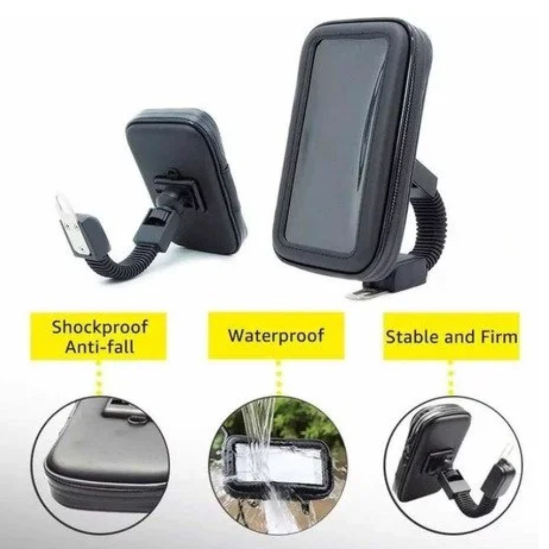 Holder Porta Celular Moto Soporte Para Espejo Retrovisor