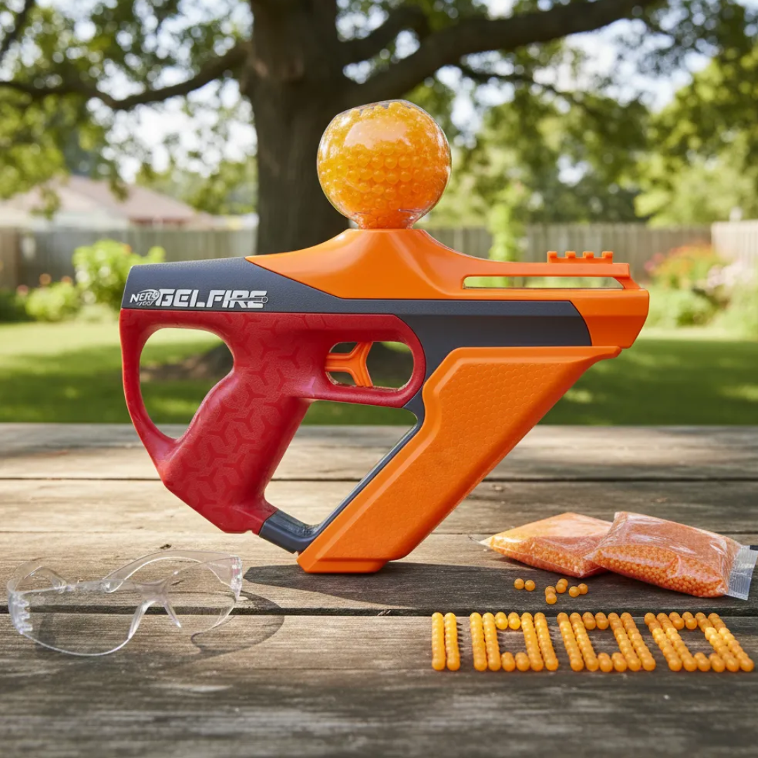 Pistola Blaster Nerf Pro Gelfire Automático Bolas Hidrogel