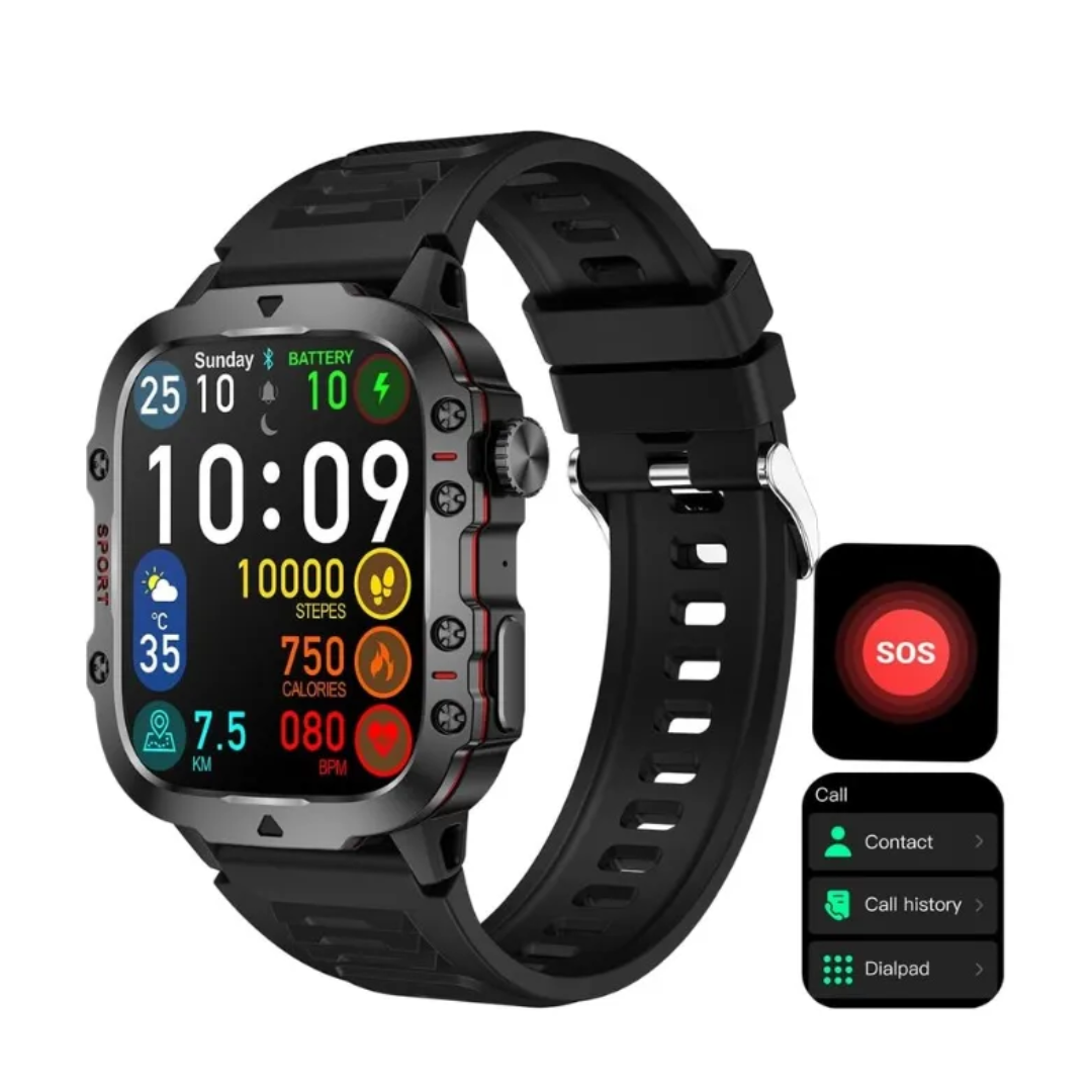 Reloj Inteligente Smartwatch Deportivo  Qx11 44mm Pantalla 1.96