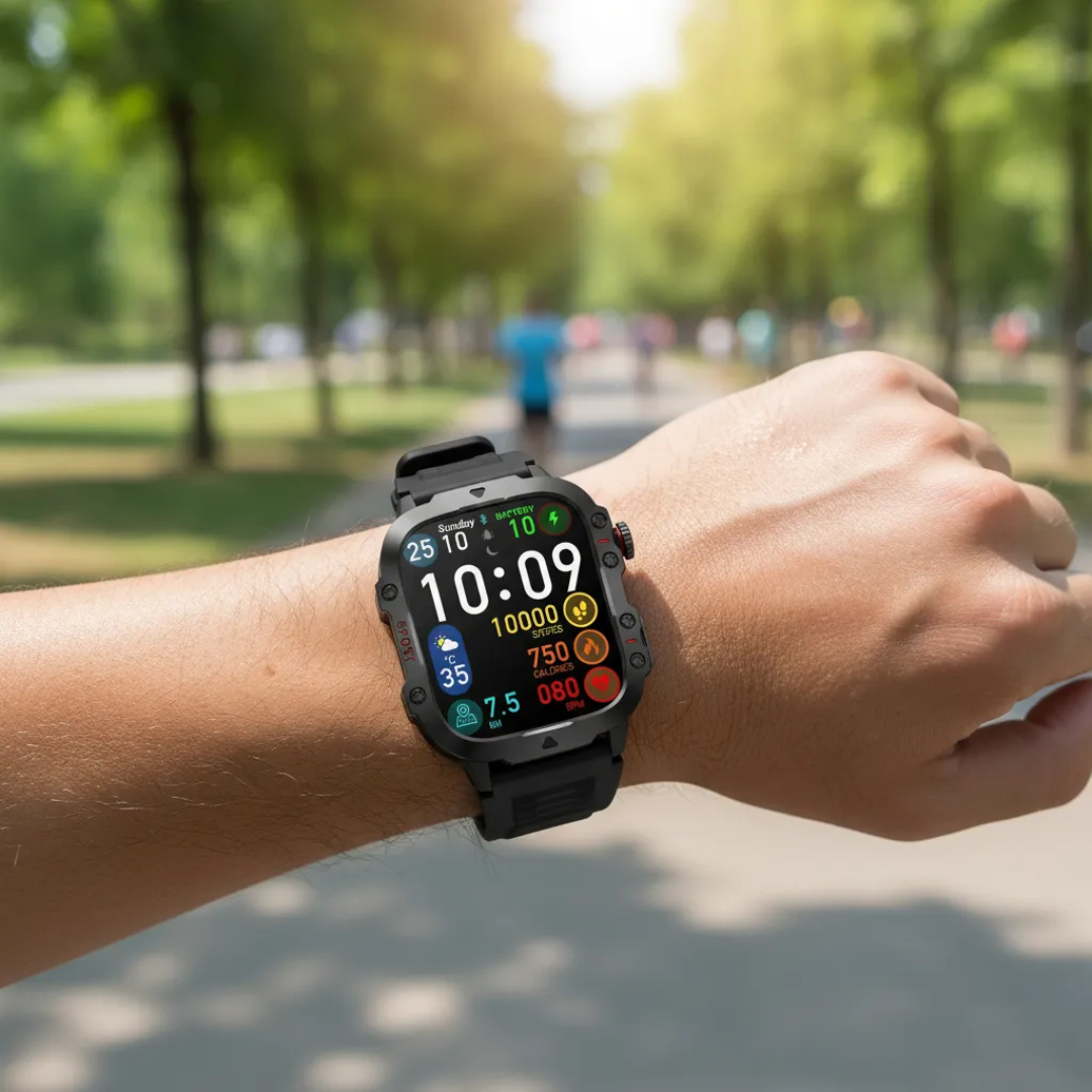 Reloj Inteligente Smartwatch Deportivo  Qx11 44mm Pantalla 1.96