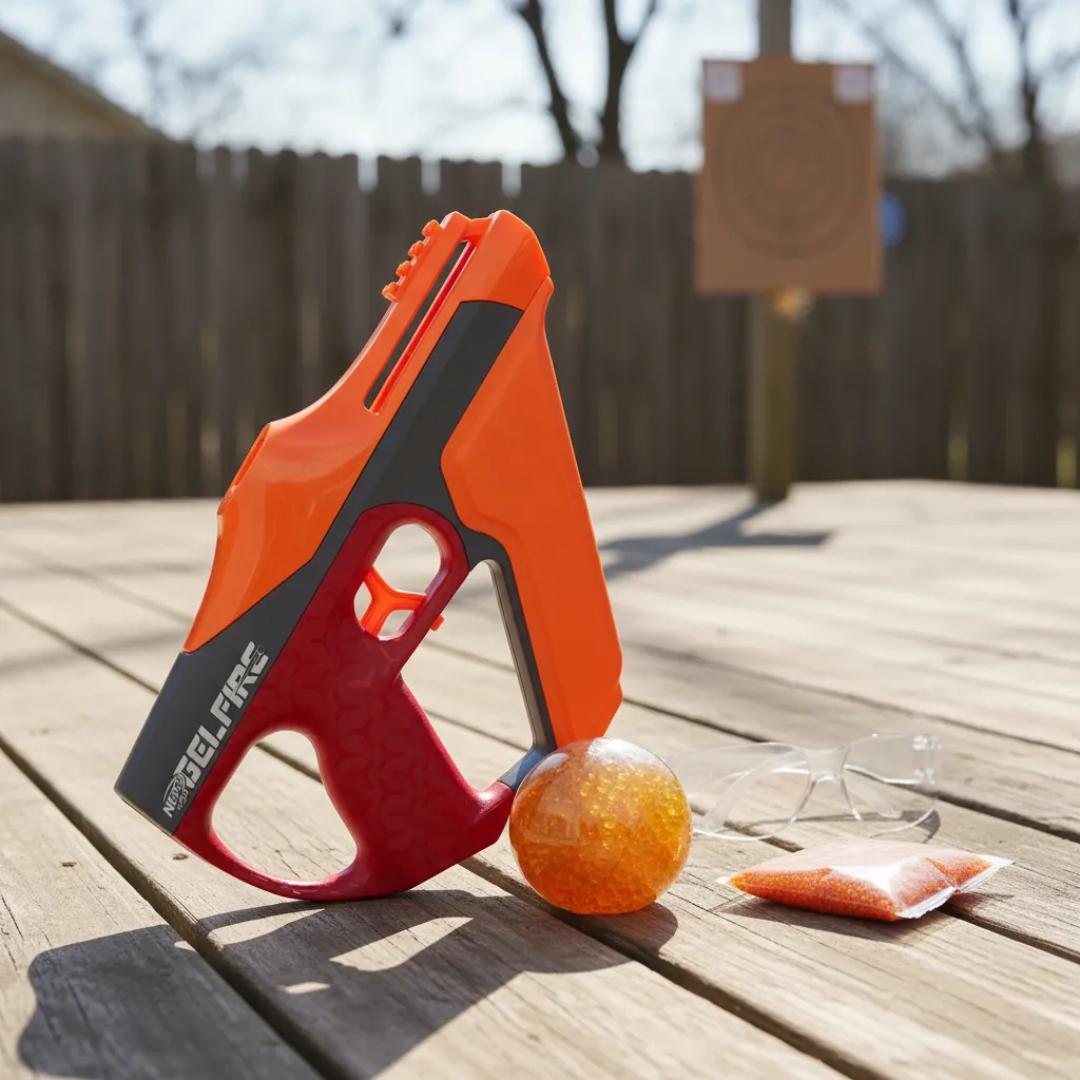 Pistola Blaster Nerf Pro Gelfire Automático Bolas Hidrogel