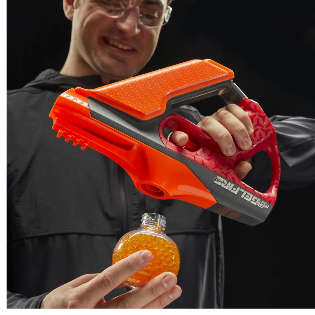 Pistola Blaster Nerf Pro Gelfire Automático Bolas Hidrogel