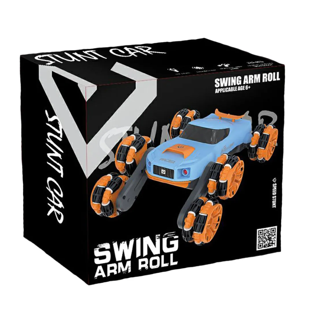 Carro Control Remoto 6wd Giros 360° Recargable 6x6 Arm Roll
