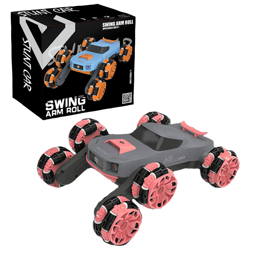 Carro Control Remoto 6wd Giros 360° Recargable 6x6 Arm Roll
