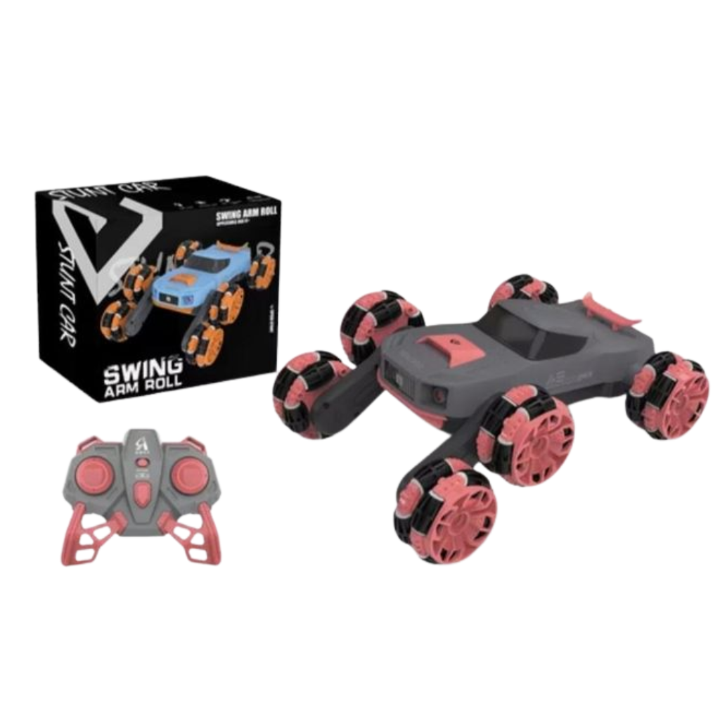 Carro Control Remoto 6wd Giros 360° Recargable 6x6 Arm Roll