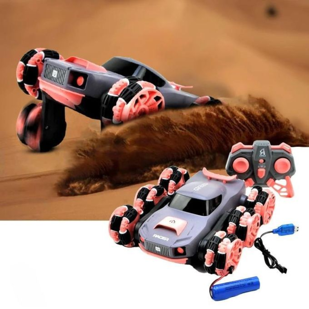 Carro Control Remoto 6wd Giros 360° Recargable 6x6 Arm Roll