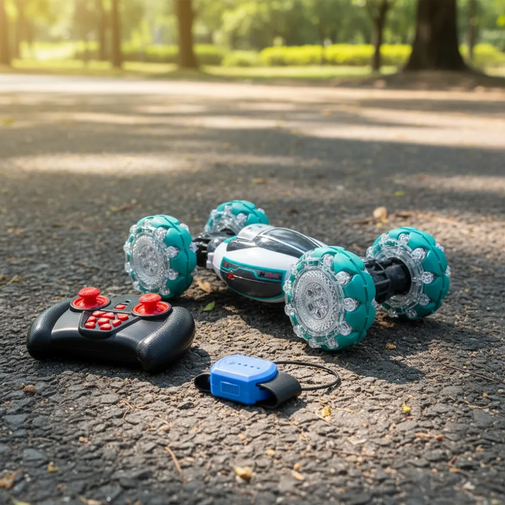 Auto Acrobacia Control Remoto Control Gestos 4wd 2 Controles