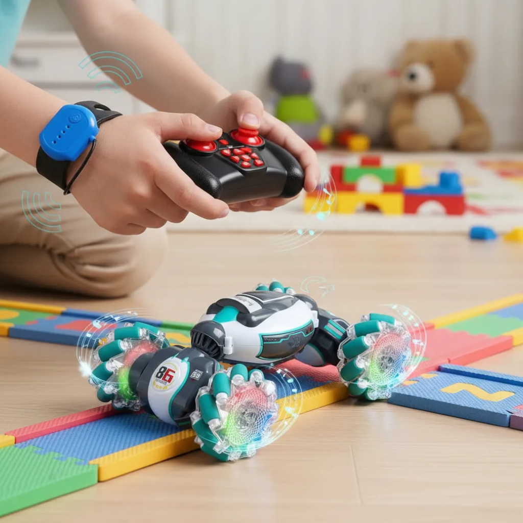 Auto Acrobacia Control Remoto Control Gestos 4wd 2 Controles