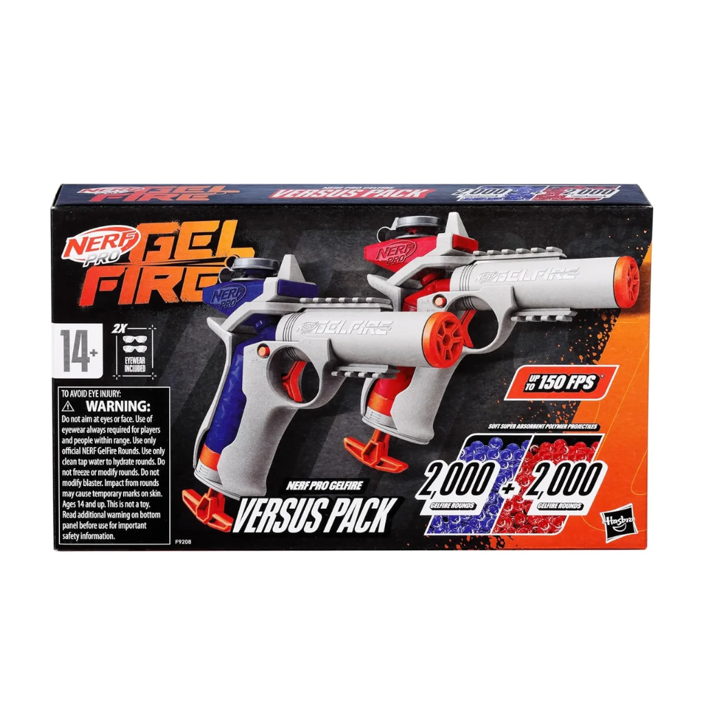 Pistolas Nerf Gelfire Set X2 Con Lentes + Munición Hidrogel